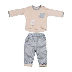 Andywawa Graphic Pocket Outfit, Beige